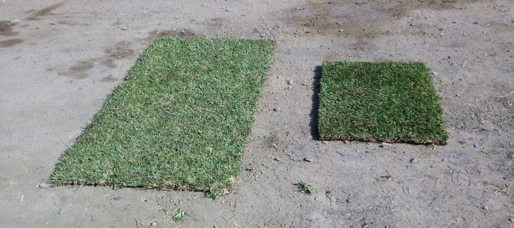 Lawn Block smaller piece compared with standard size