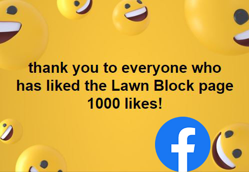Lawn Block Turf 1000 Facebook page likes