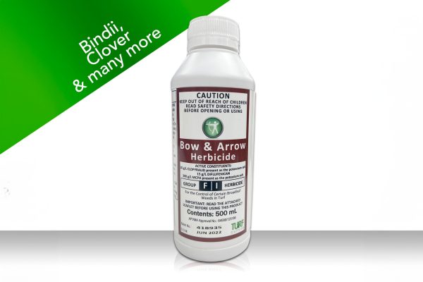 Bow-and-Arrow-Herbicide-Weed-Killer-500ml-for-Lawns-Lawn Block Turf Brisbane